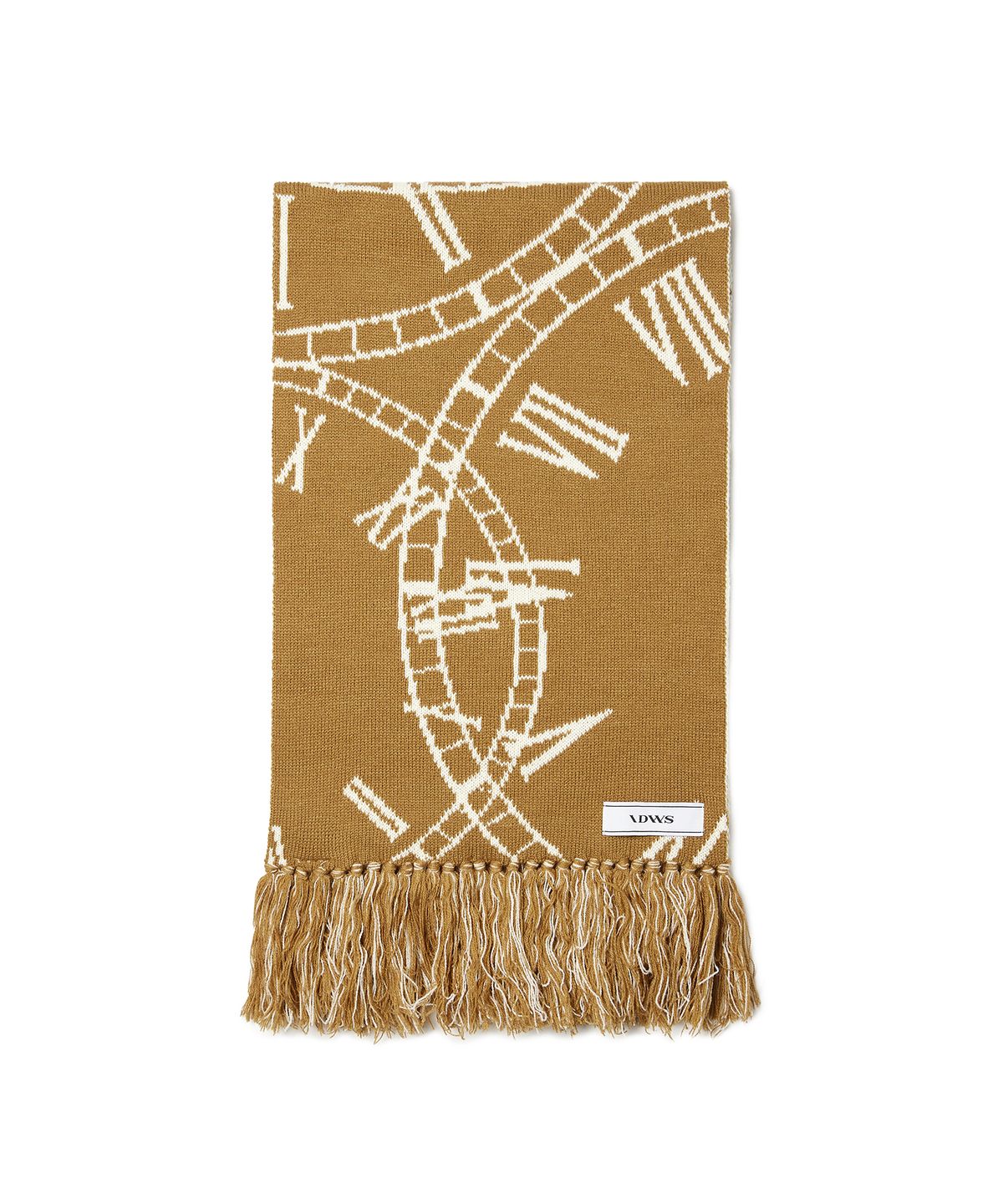 아이돈워너셀(IDWS) Time Symbol Logo Muffler Brown