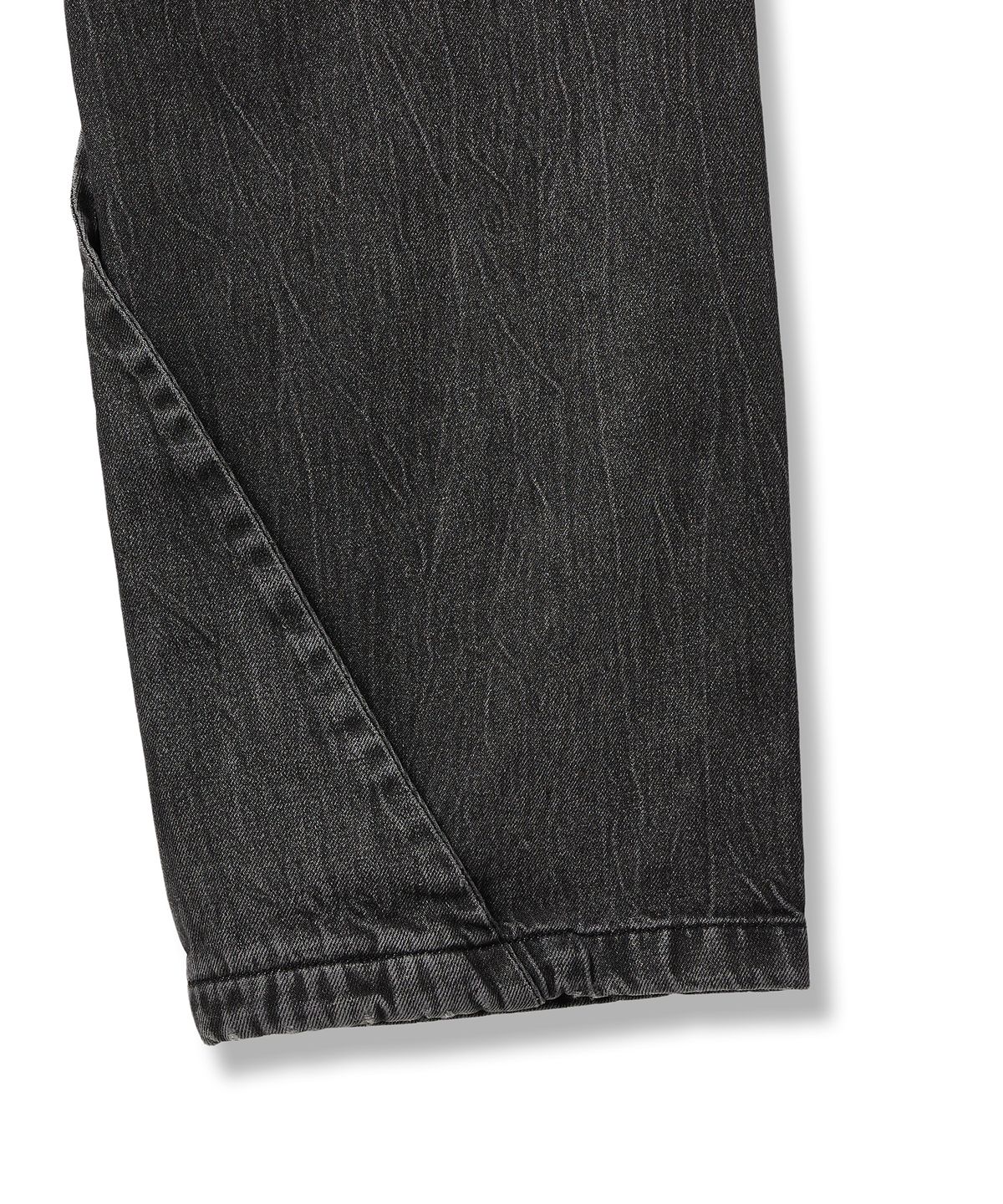 아이돈워너셀(IDWS) Side Flash Denim Parasuit Pants Black