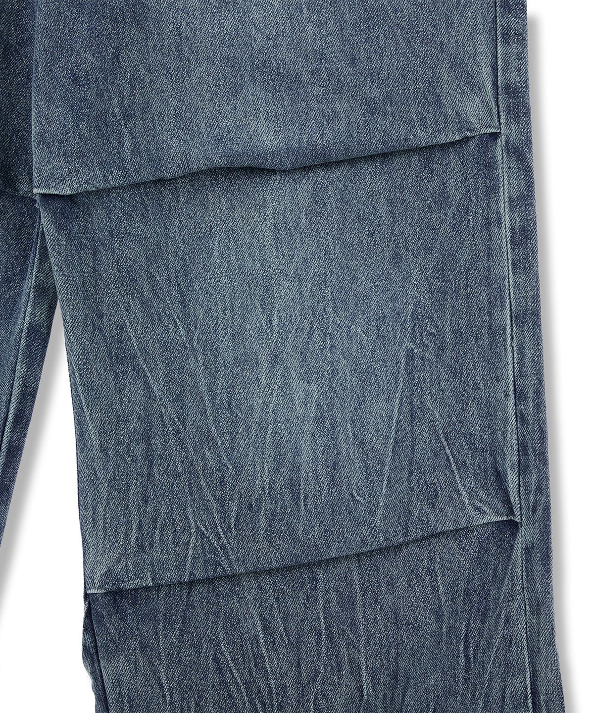아이돈워너셀(IDWS) Side Flash Denim Parasuit Pants Indigo