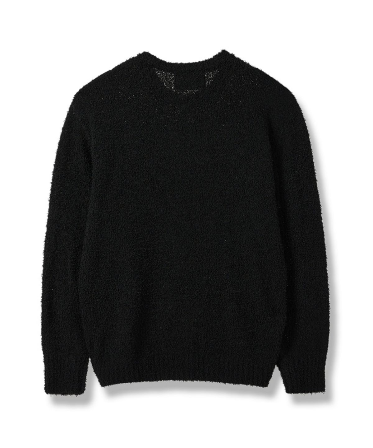 아이돈워너셀(IDWS) Time Logo Boucle Knit Black