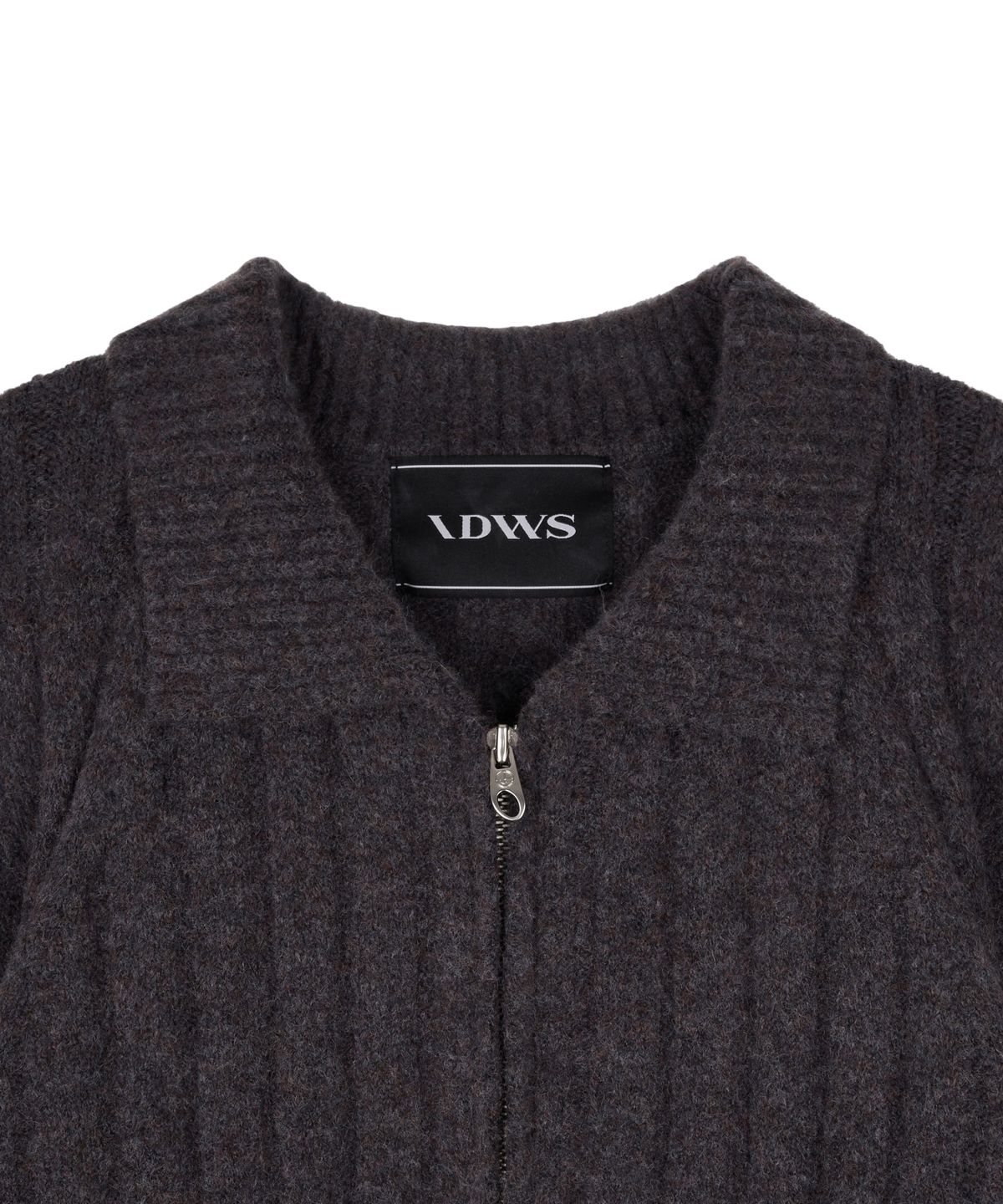 아이돈워너셀(IDWS) Wave Line Boucle Collar Knit Multi