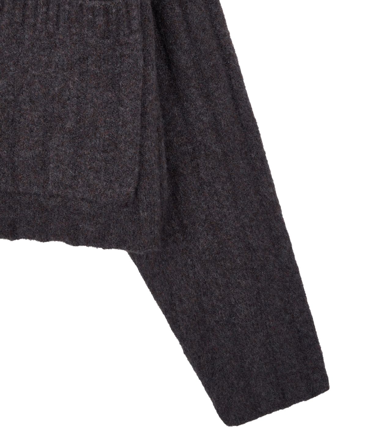 아이돈워너셀(IDWS) Wave Line Boucle Collar Knit Multi