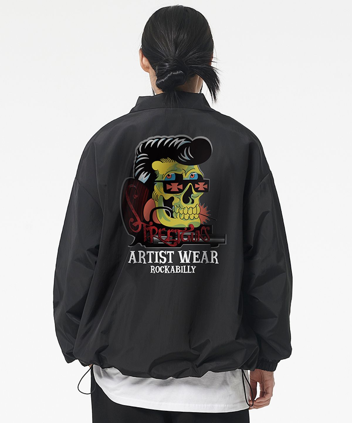아티스트웨어(ARTISTWEAR) [ATW X 스트릿건즈] 로커빌리 바람막이