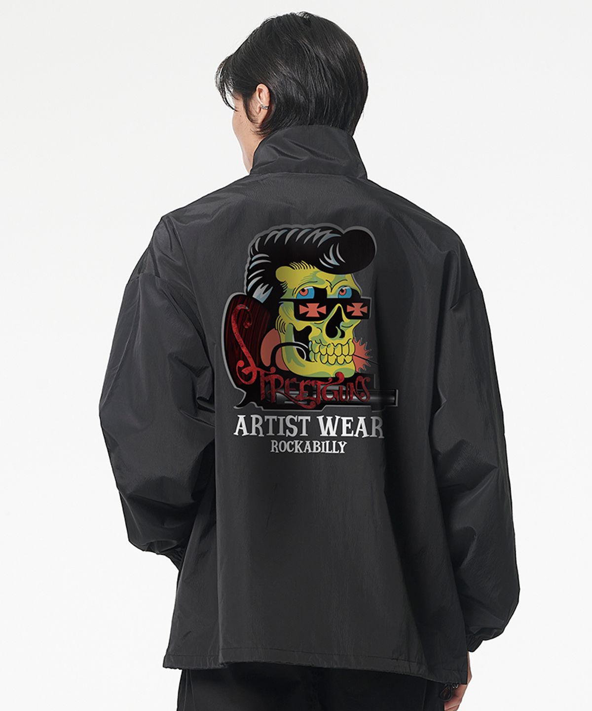 아티스트웨어(ARTISTWEAR) [ATW X 스트릿건즈] 로커빌리 바람막이