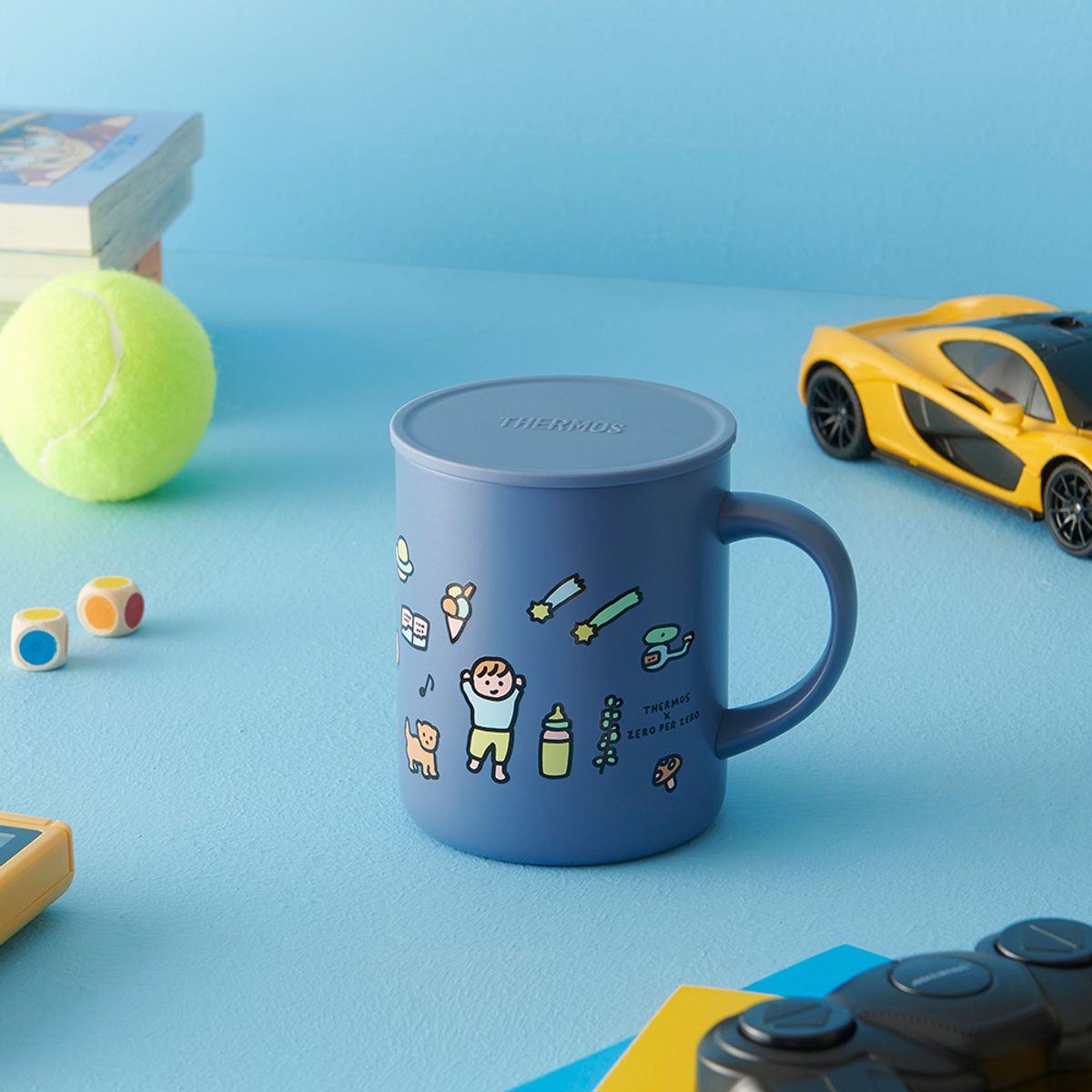 써모스(THERMOS) 보온보냉 진공단열 제로퍼제로 반전 머그컵 JDG-350KC (350ml)
