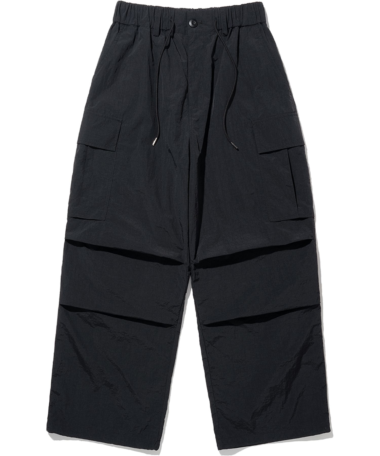 MUSINSA | NOT4NERD Parachute Nylon Cargo Pants - Black