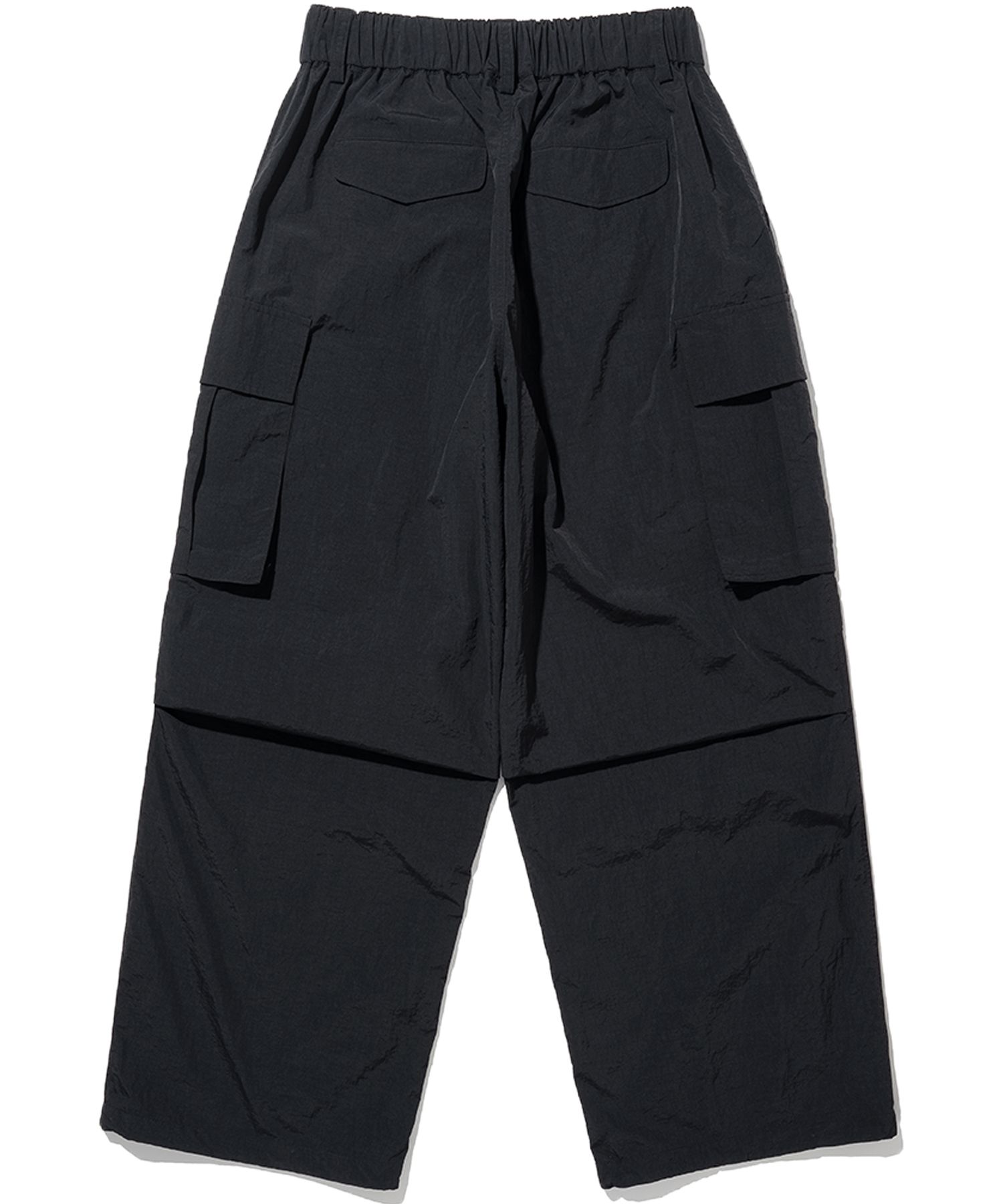 デニム・ジーパン NOT4NERD Nylon Cargo Wide Pants Charcoal PT042CH Wide Leg Denim Cargo | HUE
