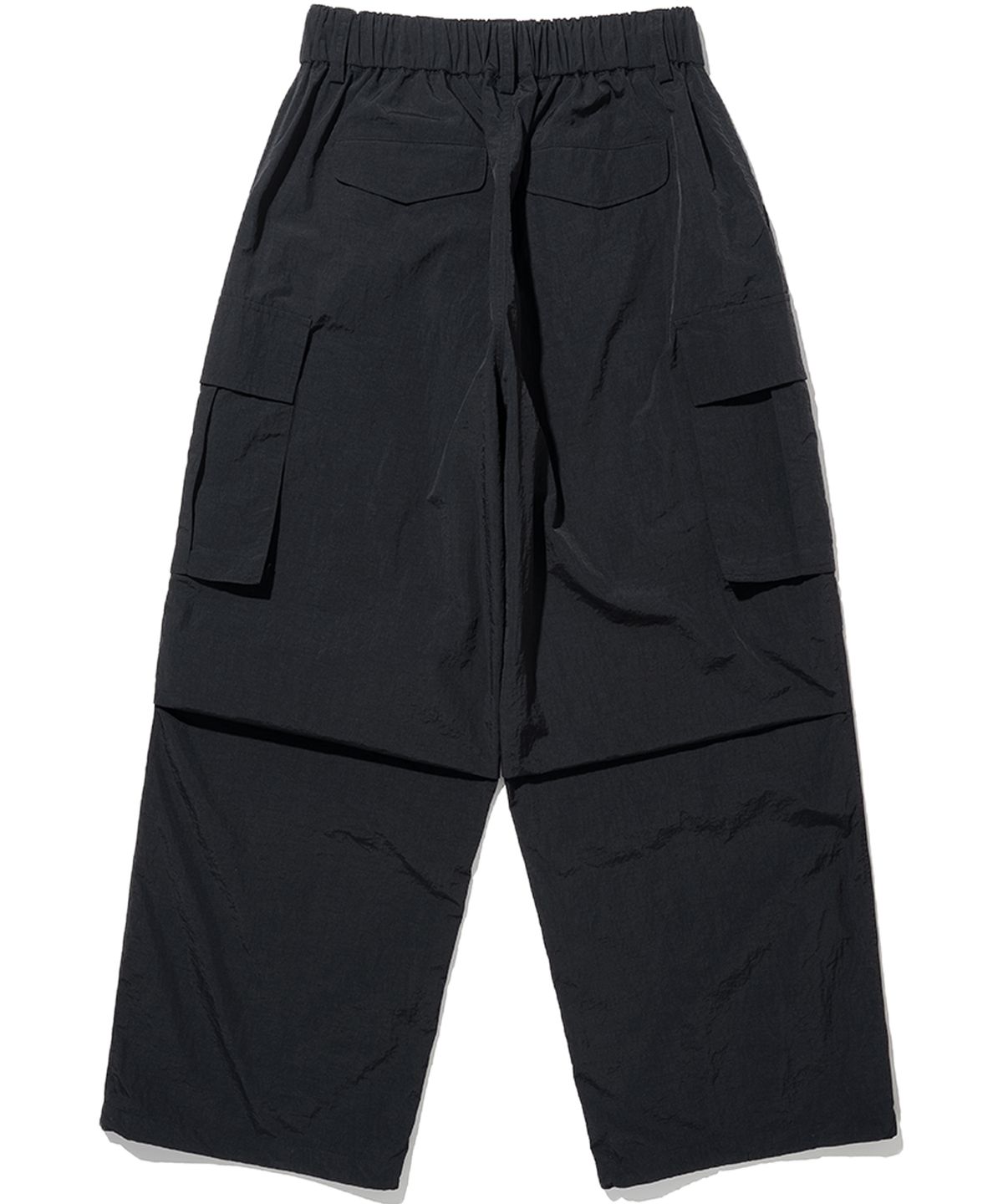낫포너드(NOT4NERD) Parachute Nylon Cargo Pants - Black