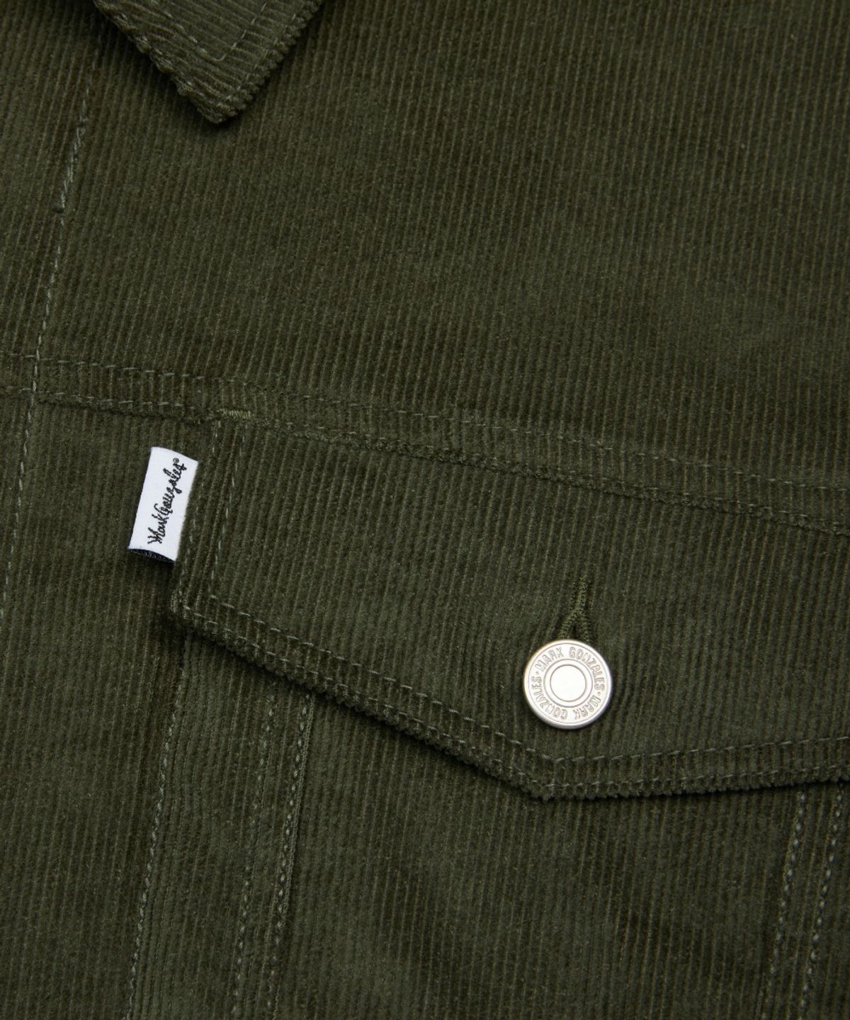 마크곤잘레스(MARK GONZALES) RELAXED CORDUROY TRUCKER JACKET - D/KHAKI