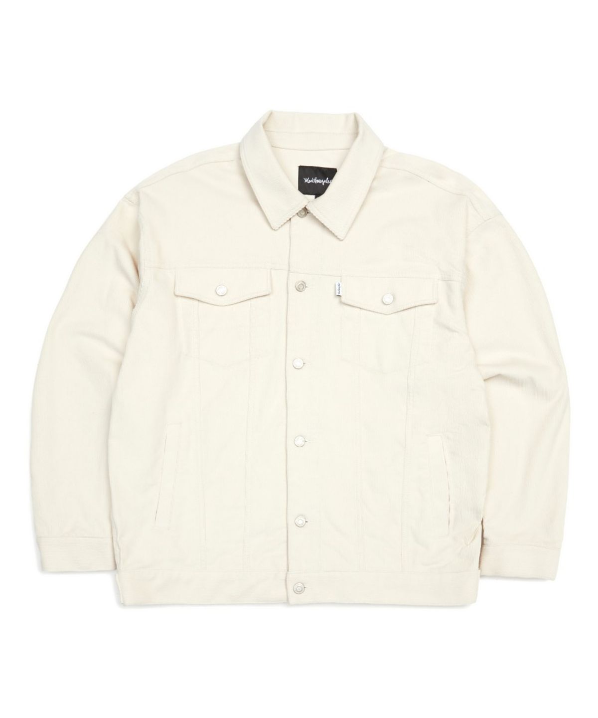 마크곤잘레스(MARK GONZALES) RELAXED CORDUROY TRUCKER JACKET - IVORY