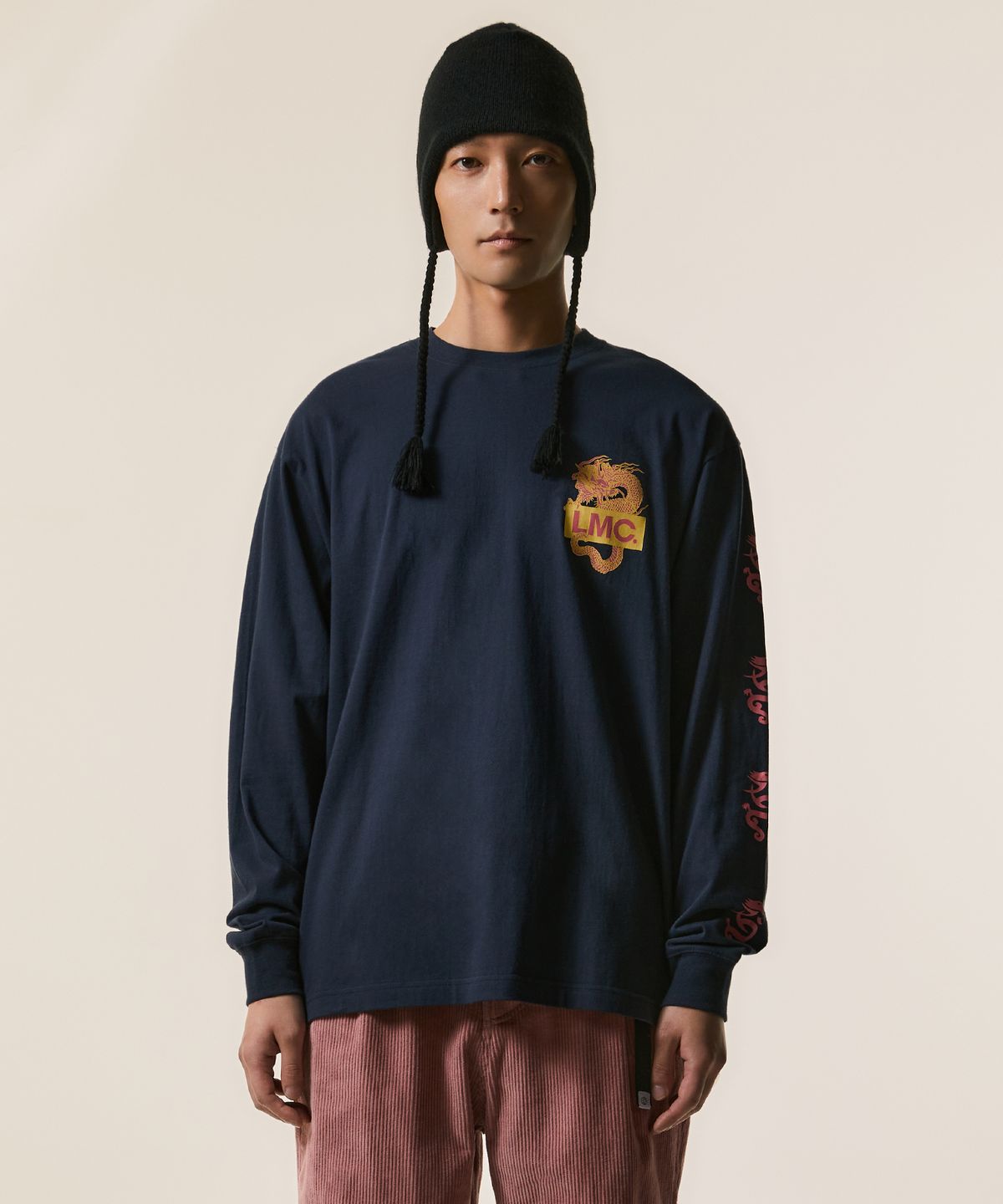 엘엠씨(LMC) DRAGON LONG SLV TEE navy