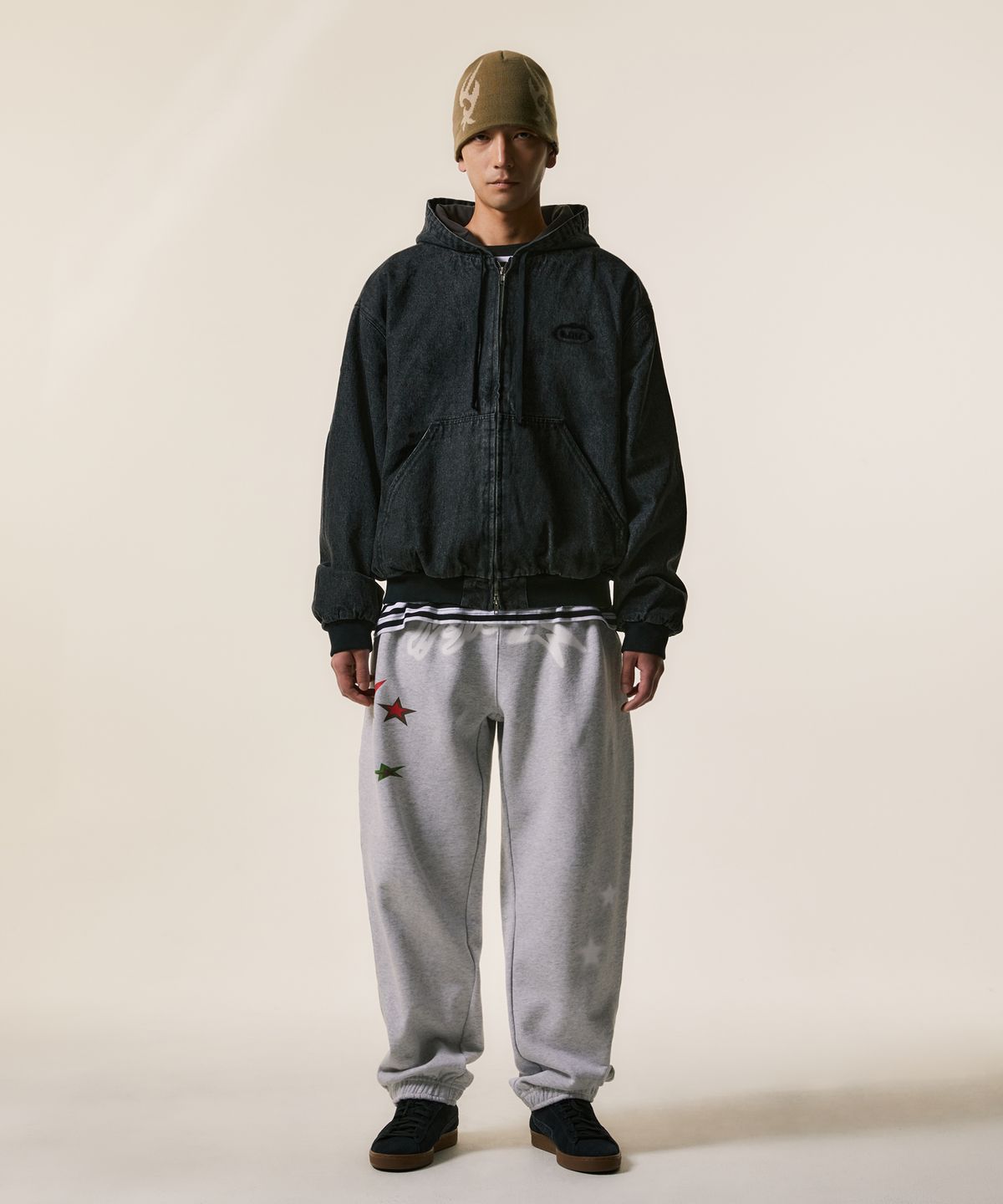 엘엠씨(LMC) TWINKLE STAR SWEAT PANTS heather gray