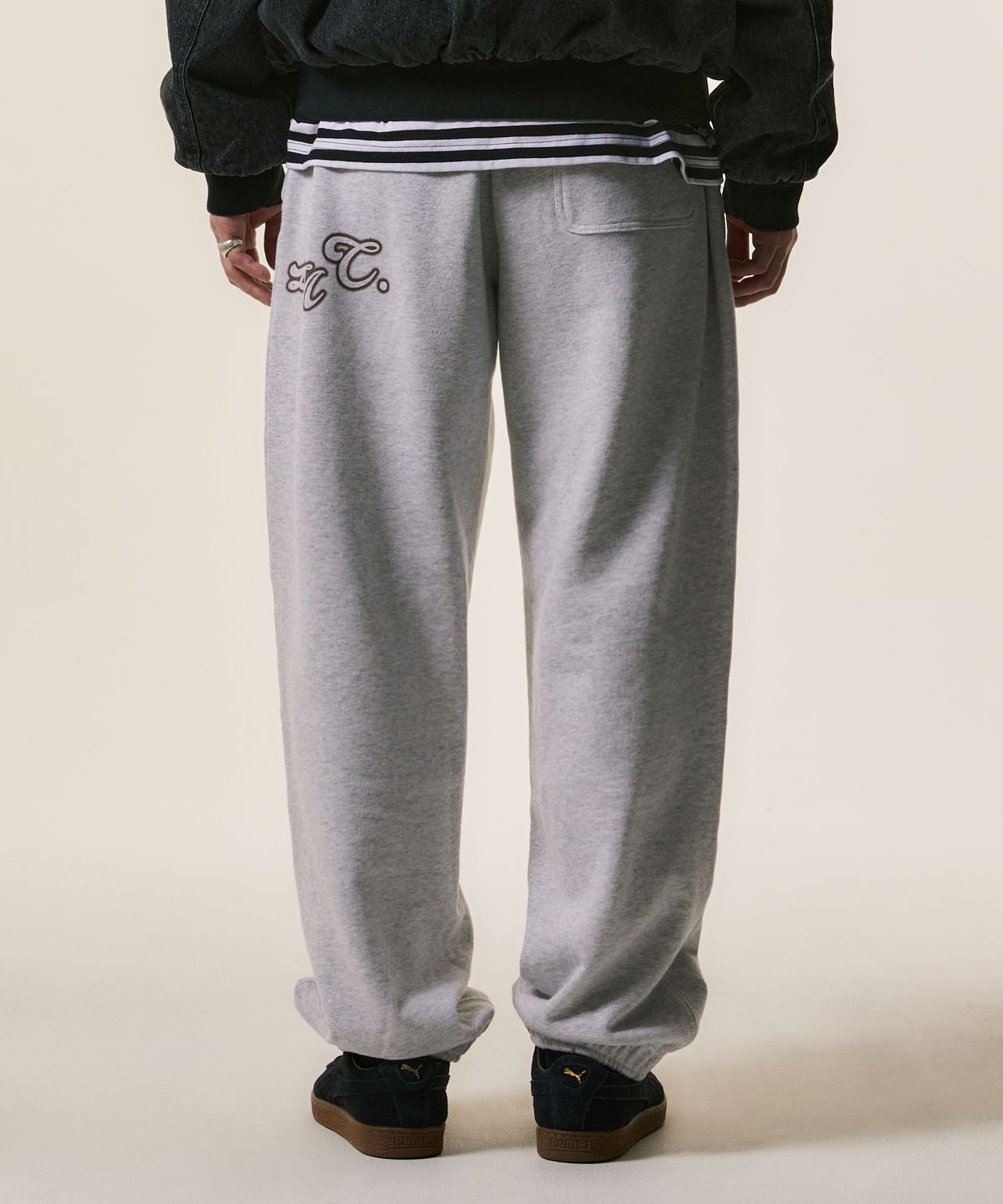 엘엠씨(LMC) TWINKLE STAR SWEAT PANTS heather gray