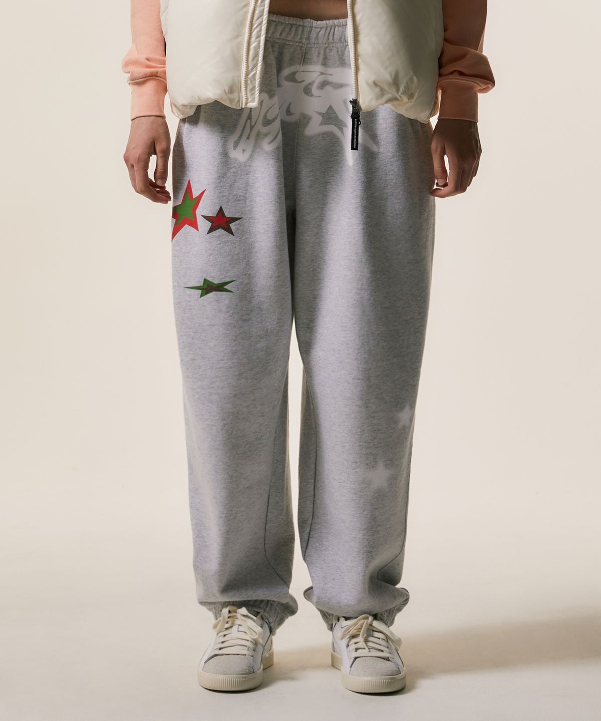 엘엠씨(LMC) TWINKLE STAR SWEAT PANTS heather gray