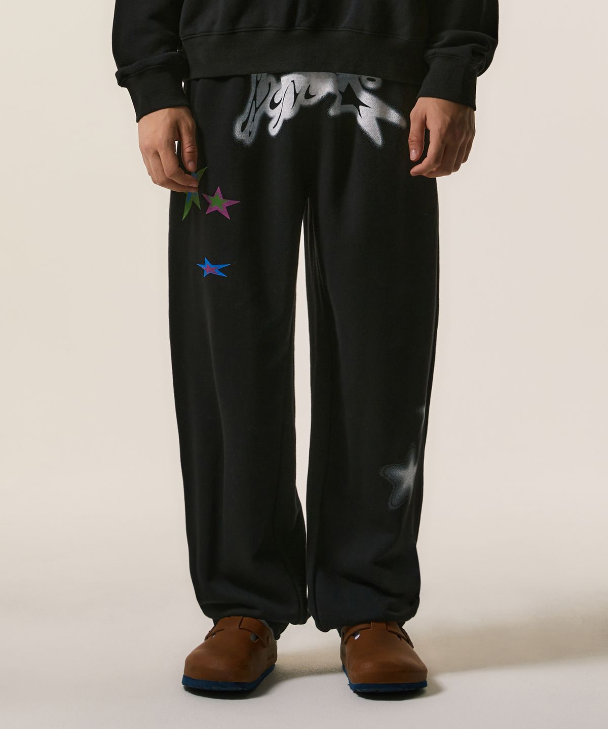 엘엠씨(LMC) TWINKLE STAR SWEAT PANTS black