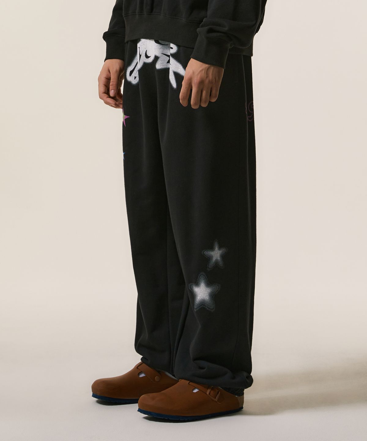 엘엠씨(LMC) TWINKLE STAR SWEAT PANTS black