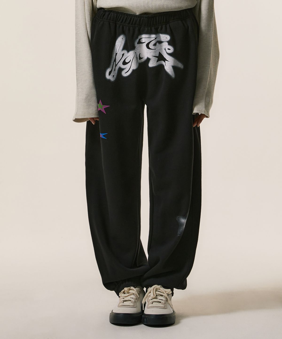 엘엠씨(LMC) TWINKLE STAR SWEAT PANTS black
