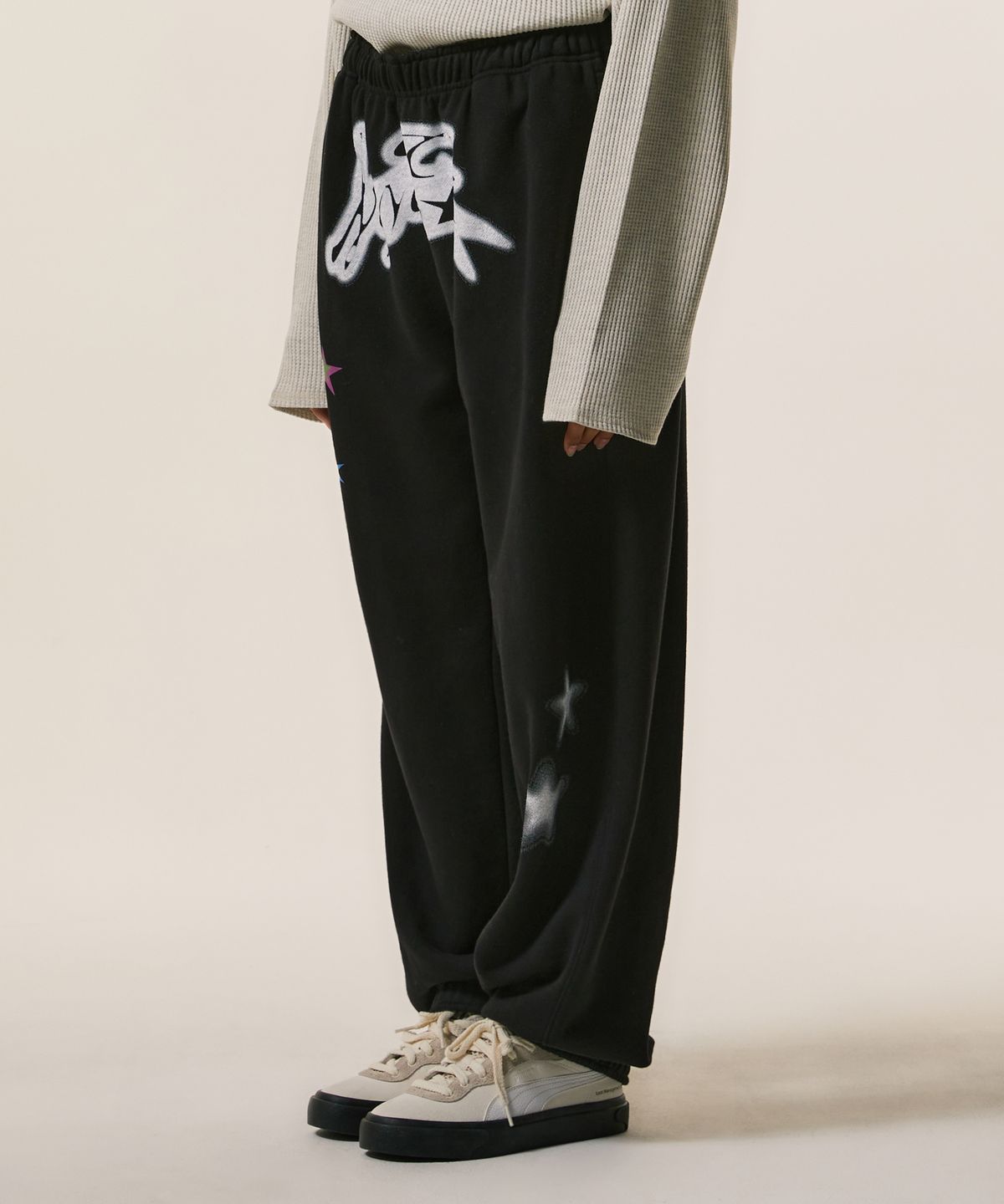 엘엠씨(LMC) TWINKLE STAR SWEAT PANTS black
