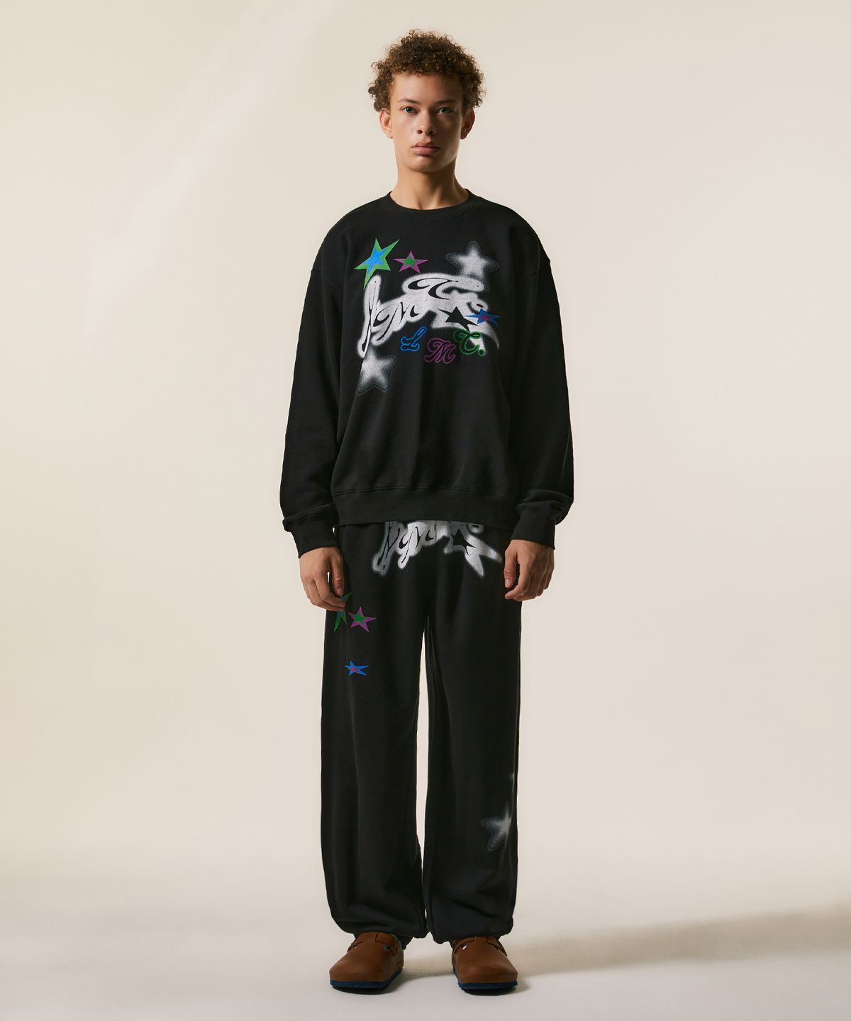 엘엠씨(LMC) TWINKLE STAR SWEATSHIRT black