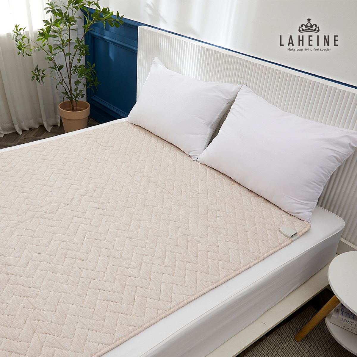 라헨느(LAHEINE) 오트밀 카본 탄소 워셔블 전기요 2size