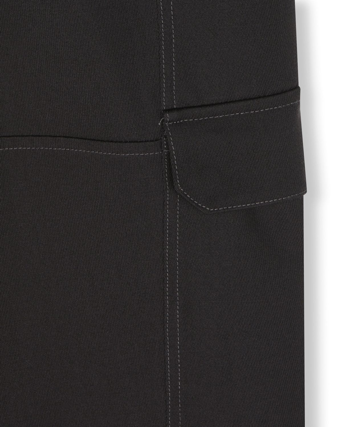 비슬로우(BESLOW) WOOL BLENDED TWIST SEAM CARGO PANTS PURPLE BROWN
