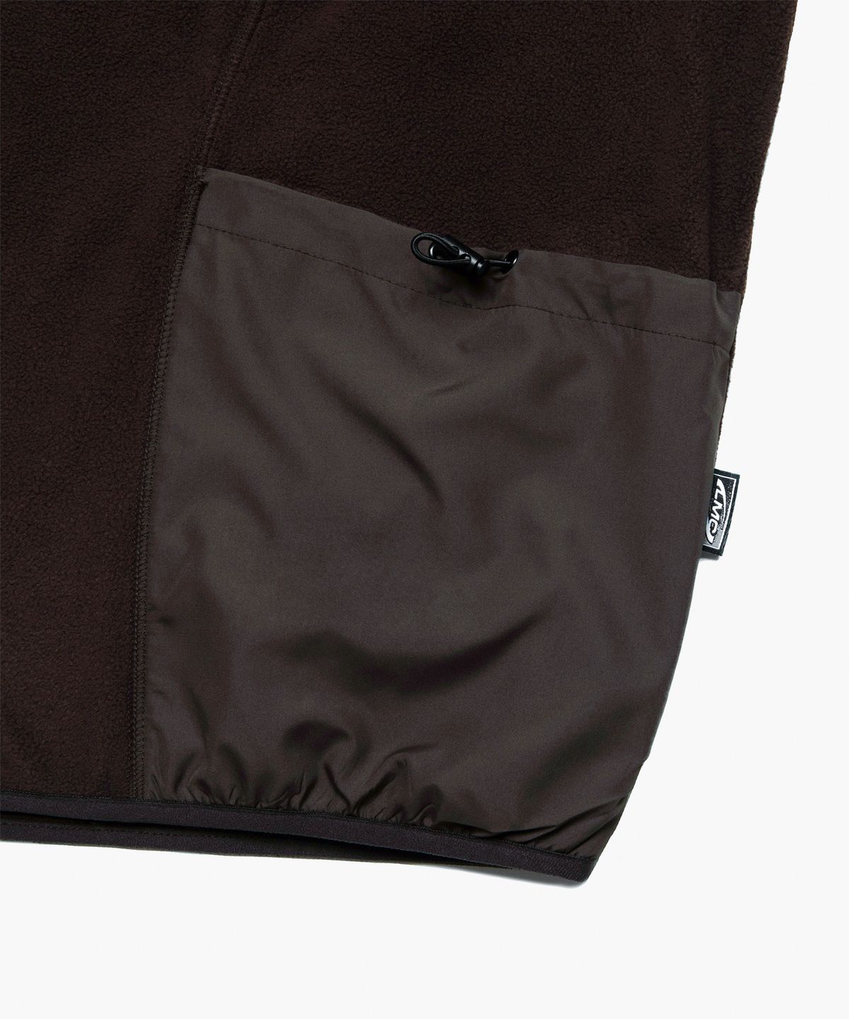 엘엠씨(LMC) ACTIVE GEAR CURVED POLAR FLEECE HOODIE brown