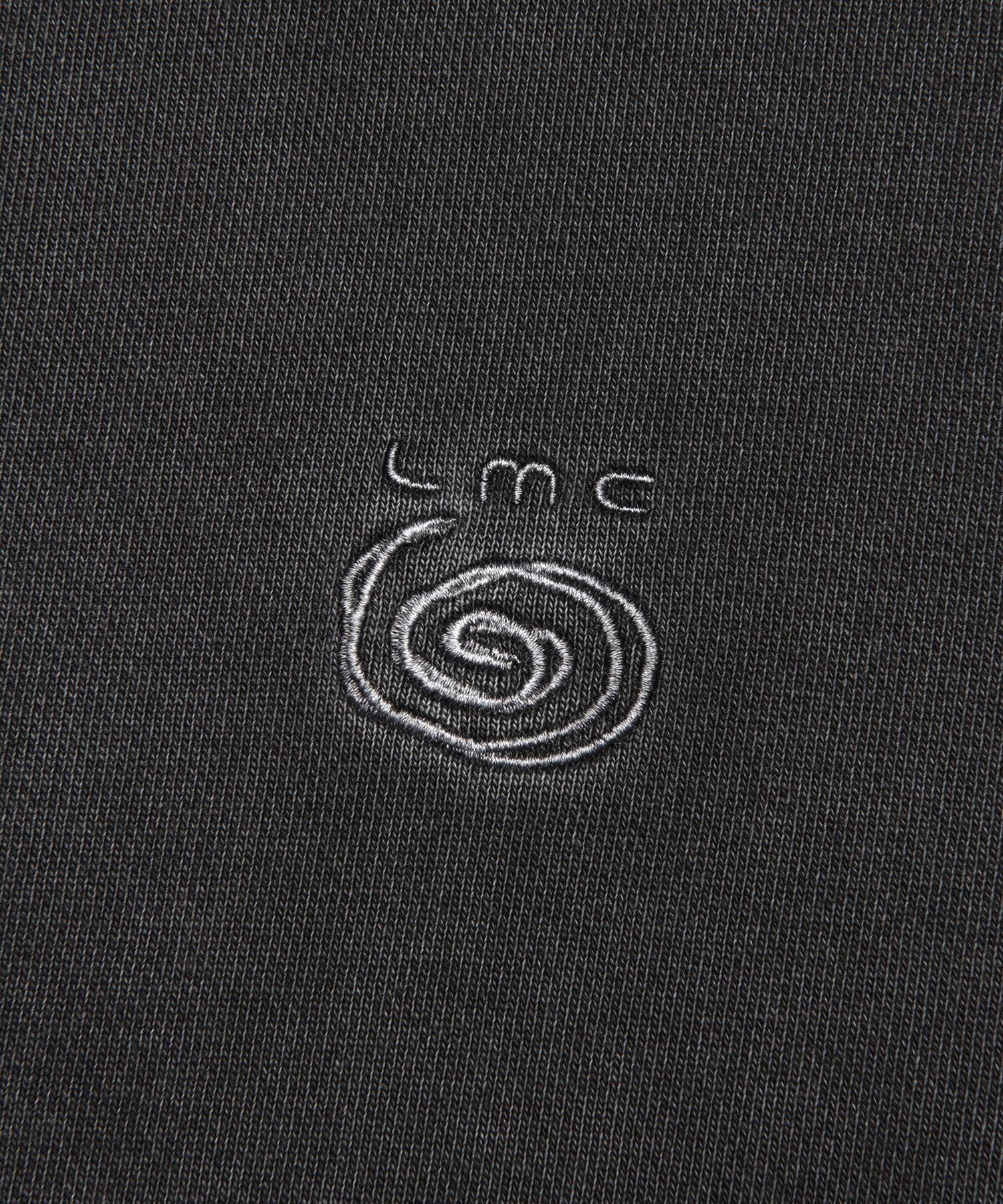MUSINSA | LMC OVERDYED SPIRAL ZIP-UP HOODIE black