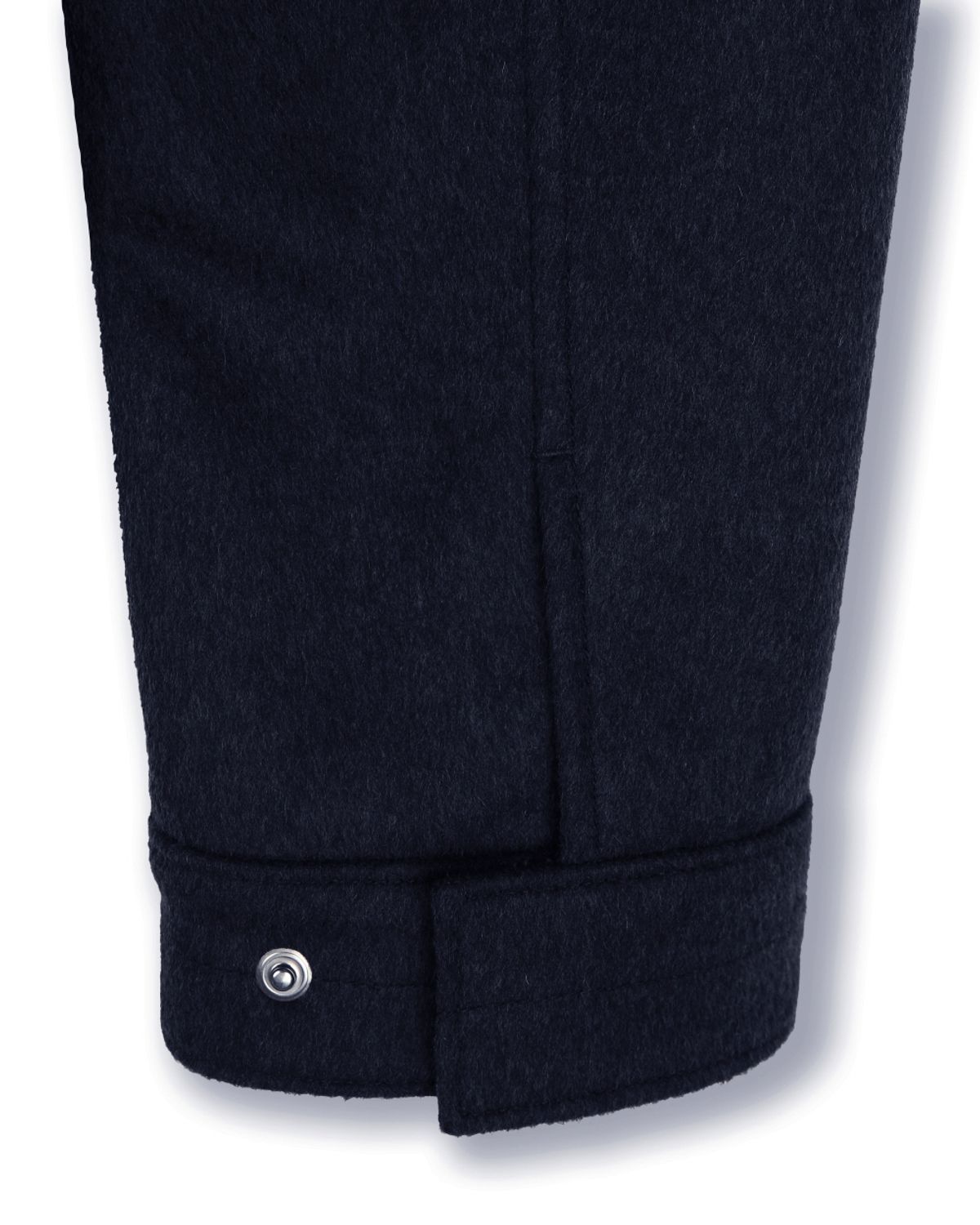 비슬로우(BESLOW) CASHMERE MILITARY ZIP-UP JACKET NAVY