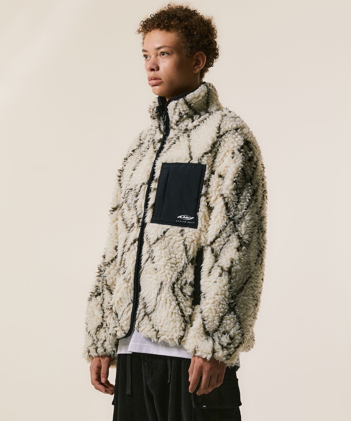 엘엠씨(LMC) ACTIVE GEAR SHERPA FLEECE JACKET purple