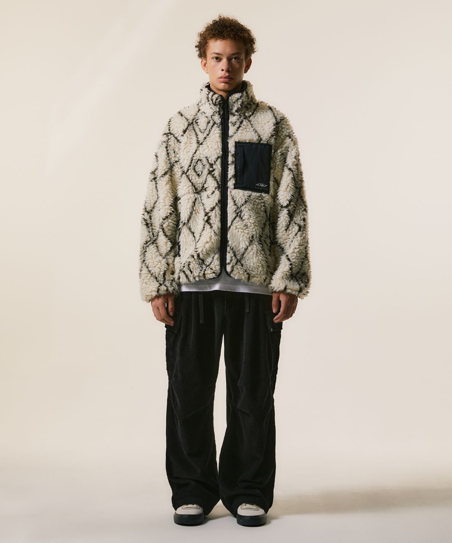 ☆韓国の人気☆【LMC】☆ACTIVE GEAR SHERPA FLEECE JACKE.T☆ MUSINSA | LMC ACTIVE GEAR SHERPA FLEECE JACKET black