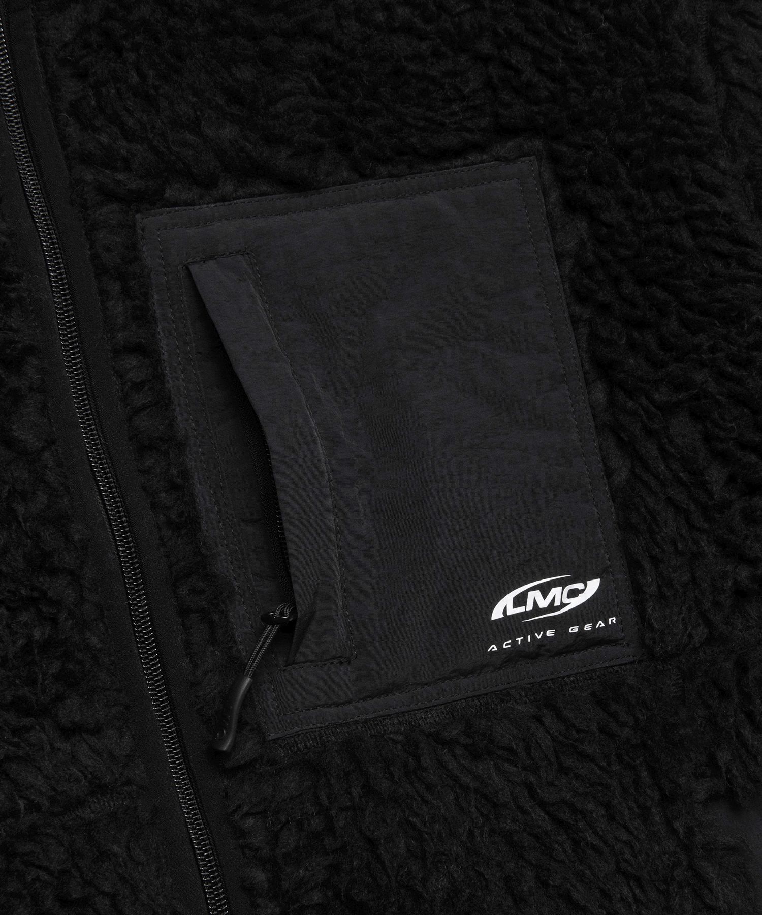 MUSINSA | LMC ACTIVE GEAR SHERPA FLEECE JACKET black