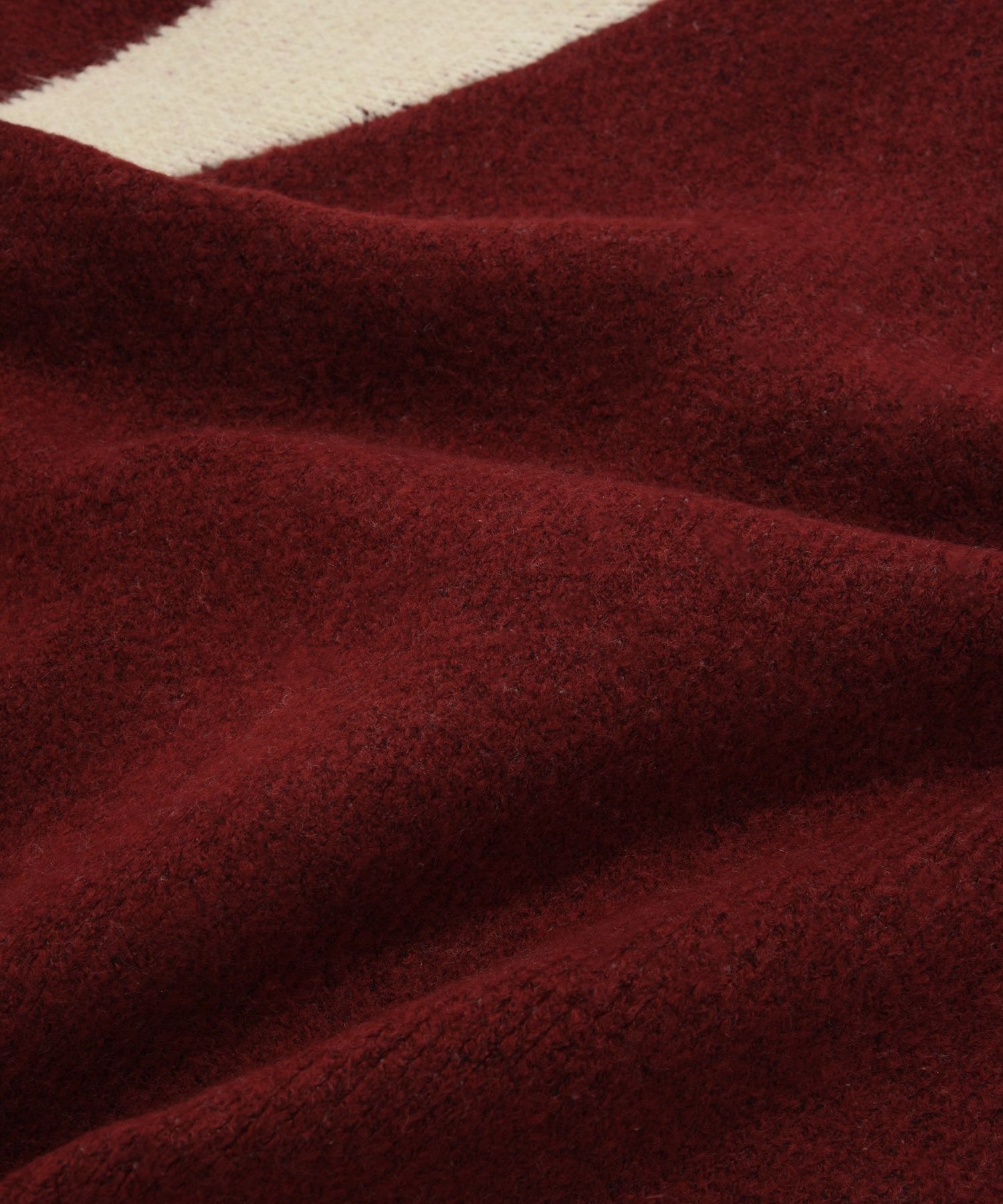 MUSINSA | COVERNAT C logo Cowichan cardigan red