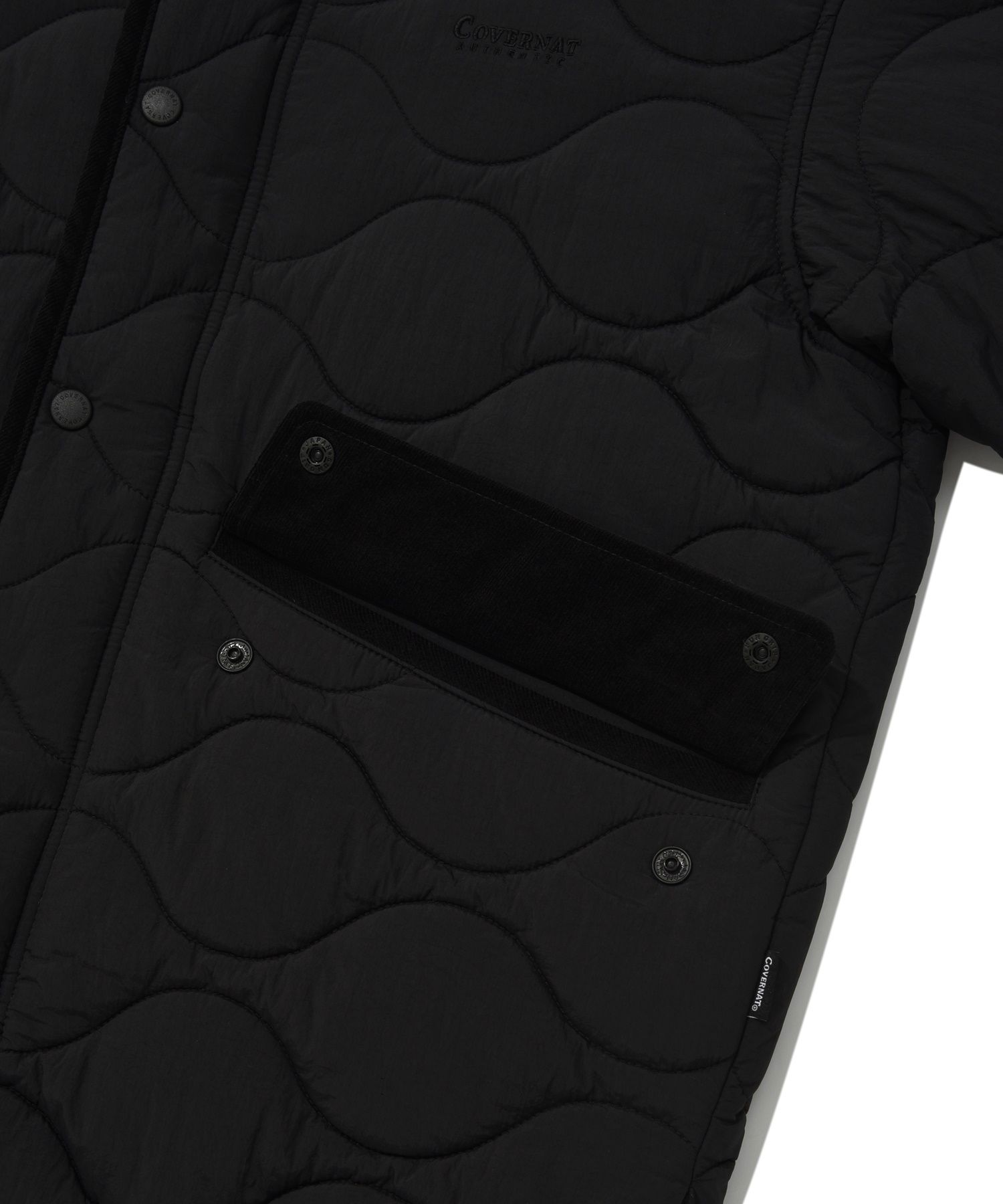MUSINSA | COVERNAT Quilted M51 Jacket Black