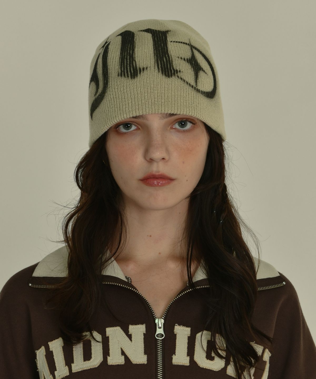미드나잇 무브(MIDNIGHT MOVE) sp beanie (beige)