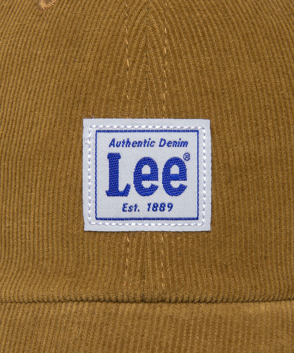 리(LEE) 코듀로이 볼캡 카멜