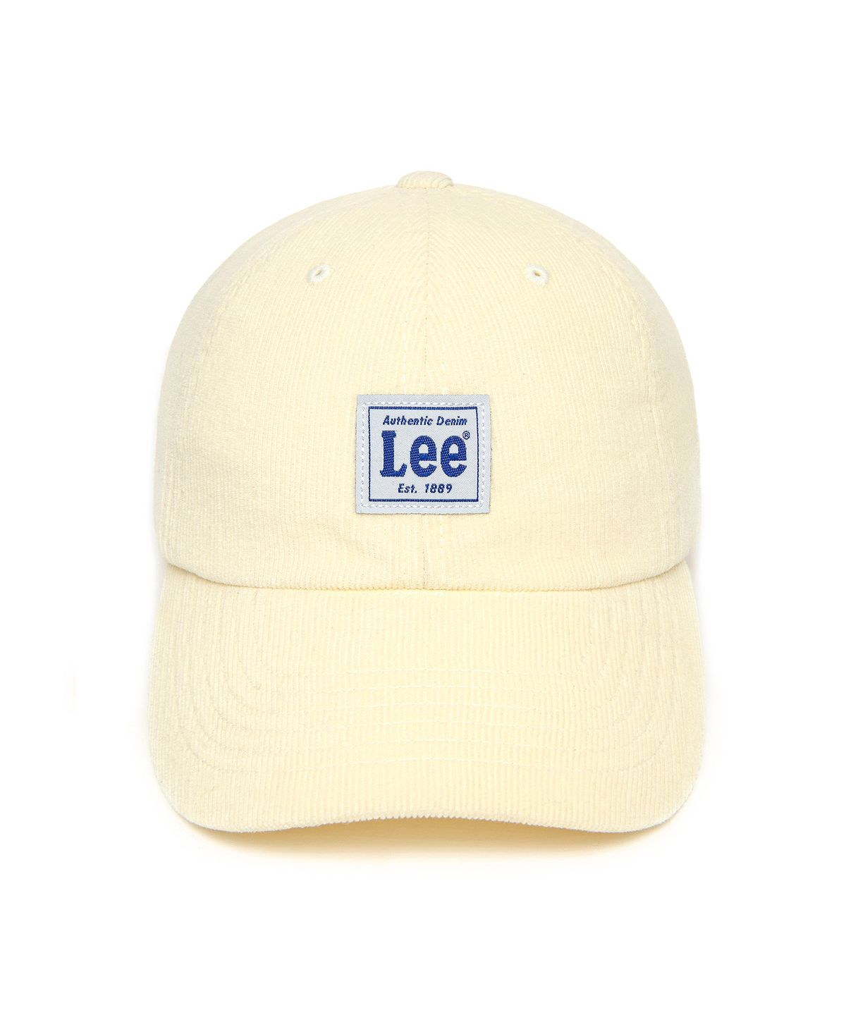 리(LEE) 코듀로이 볼캡 아이보리