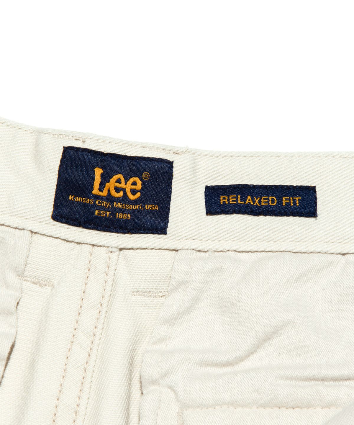 리(LEE) 릴랙스드핏 치노 팬츠 아이보리