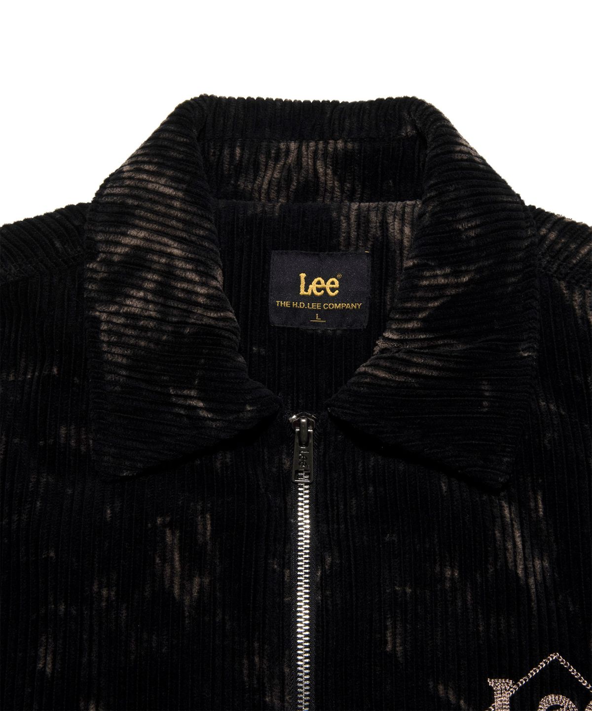 리(LEE) 타이다잉 카라 블루종 블랙