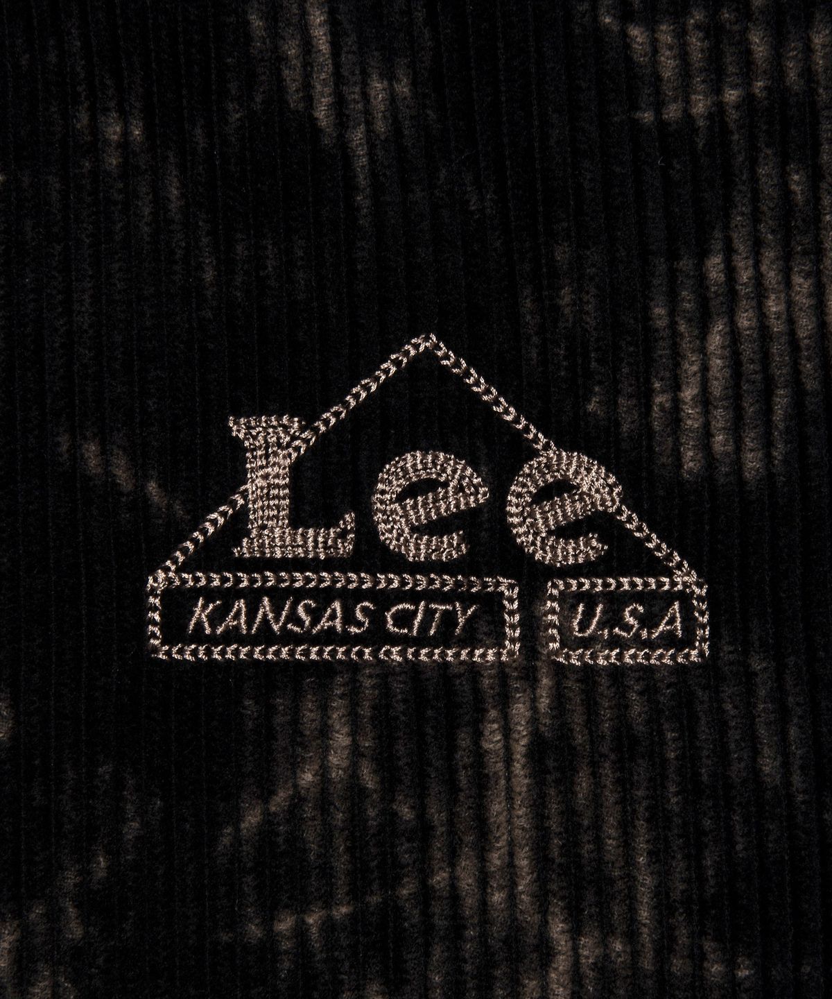 리(LEE) 타이다잉 카라 블루종 블랙