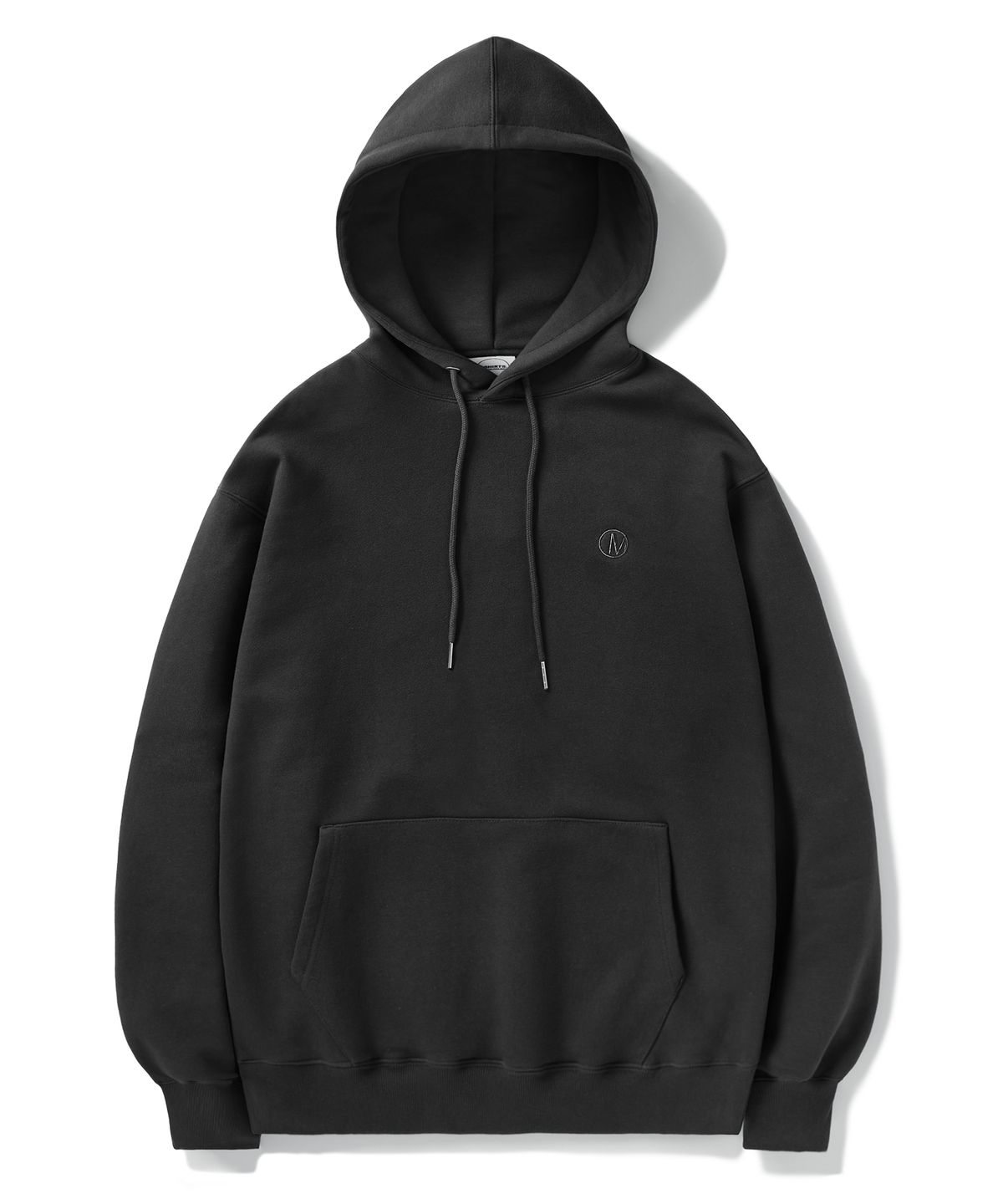 미니멀프로젝트(MINIMALPROJECT) 서클 로고 오버핏 후드티 MHT121 [BLACK]
