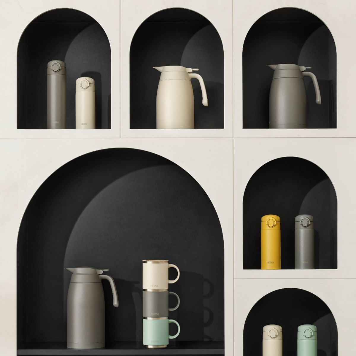 써모스(THERMOS) 보온보냉 스테인리스 테이블 포트 TTB-1000K (1L)