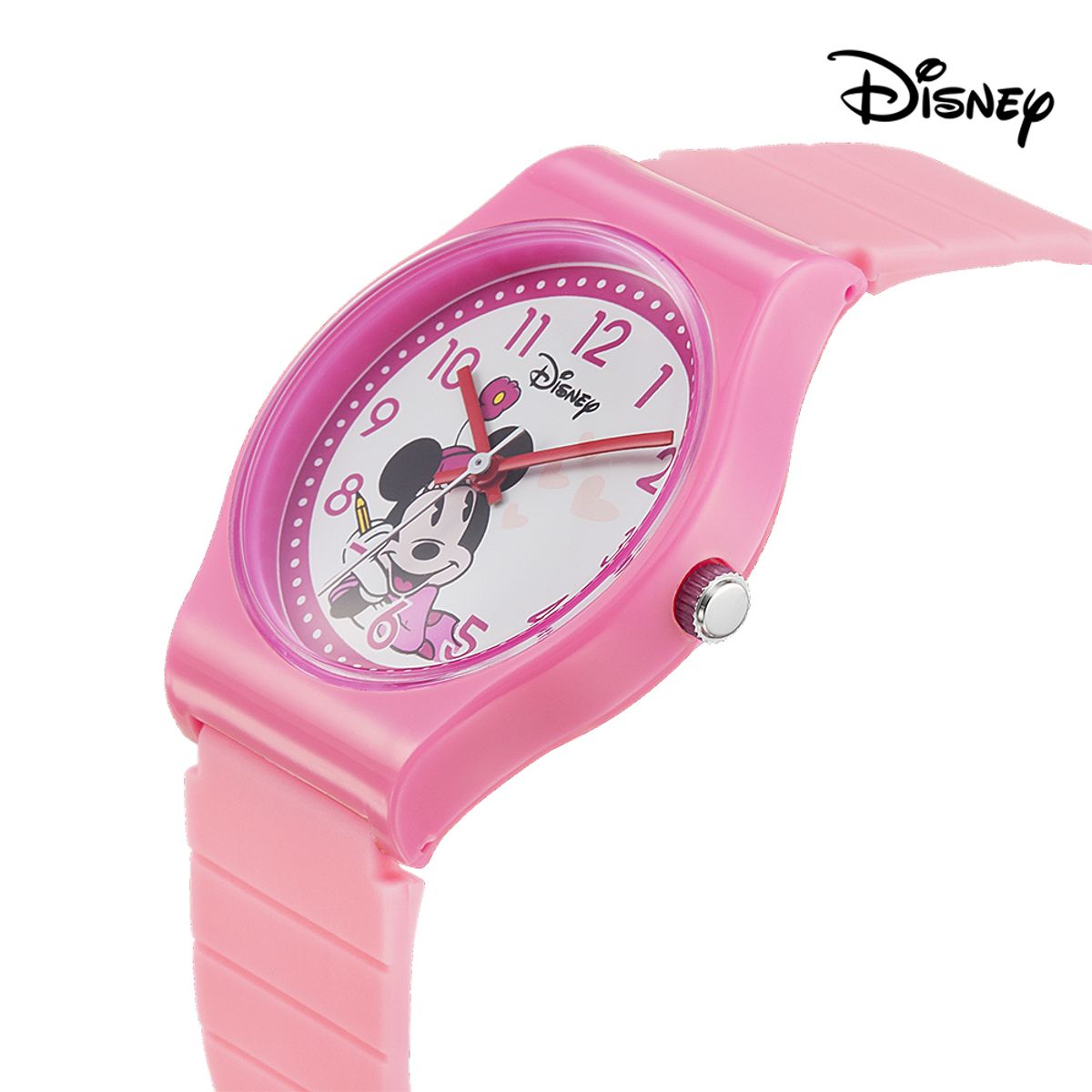 디즈니(Disney) 미니마우스 캐릭터 학생용 손목시계 OW134PK-1