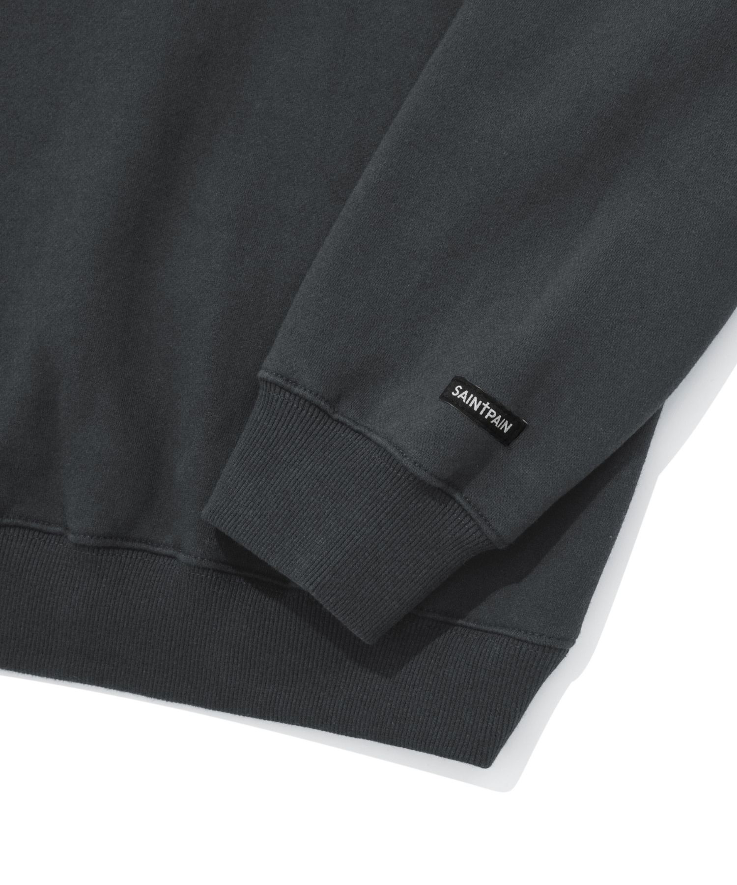MUSINSA | SAINTPAIN SP Frey Hands Crew Neck - Charcoal