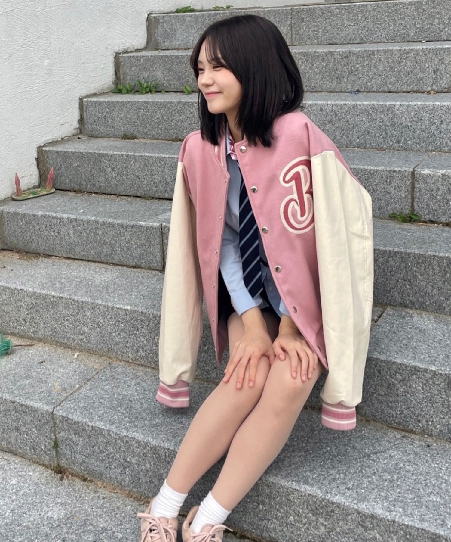 ★BORN CHAMPS★L&S HEART LOGO VARSITY JACKET MUSINSA | BORN CHAMPS L&S Heart Logo Varsity Jacket B23FT20PK