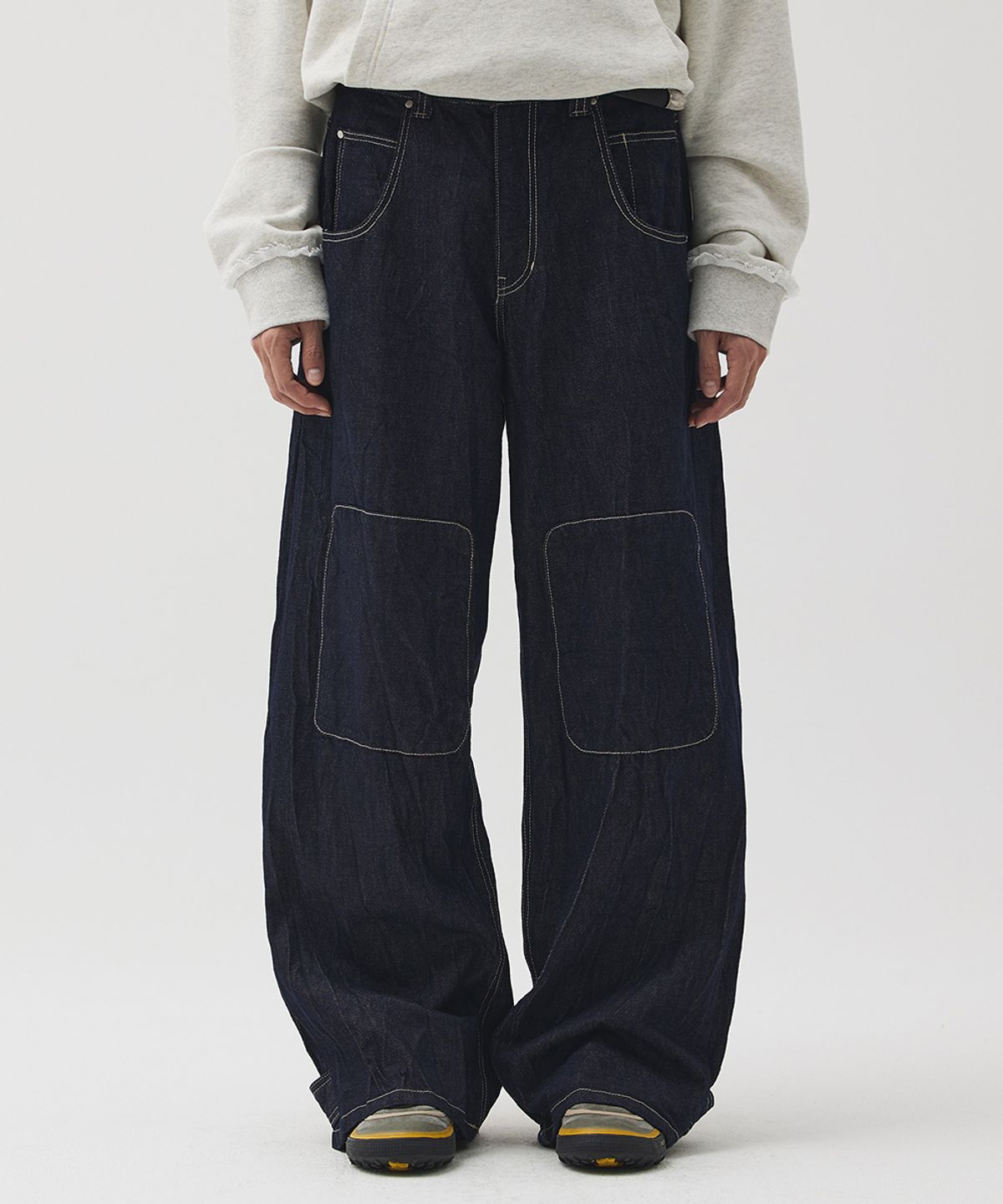 마틴플랜(MARTIN PLAN) Travail Box Denim Pants - INDIGO
