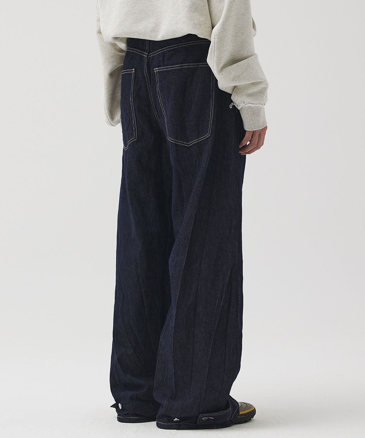 마틴플랜(MARTIN PLAN) Travail Box Denim Pants - INDIGO