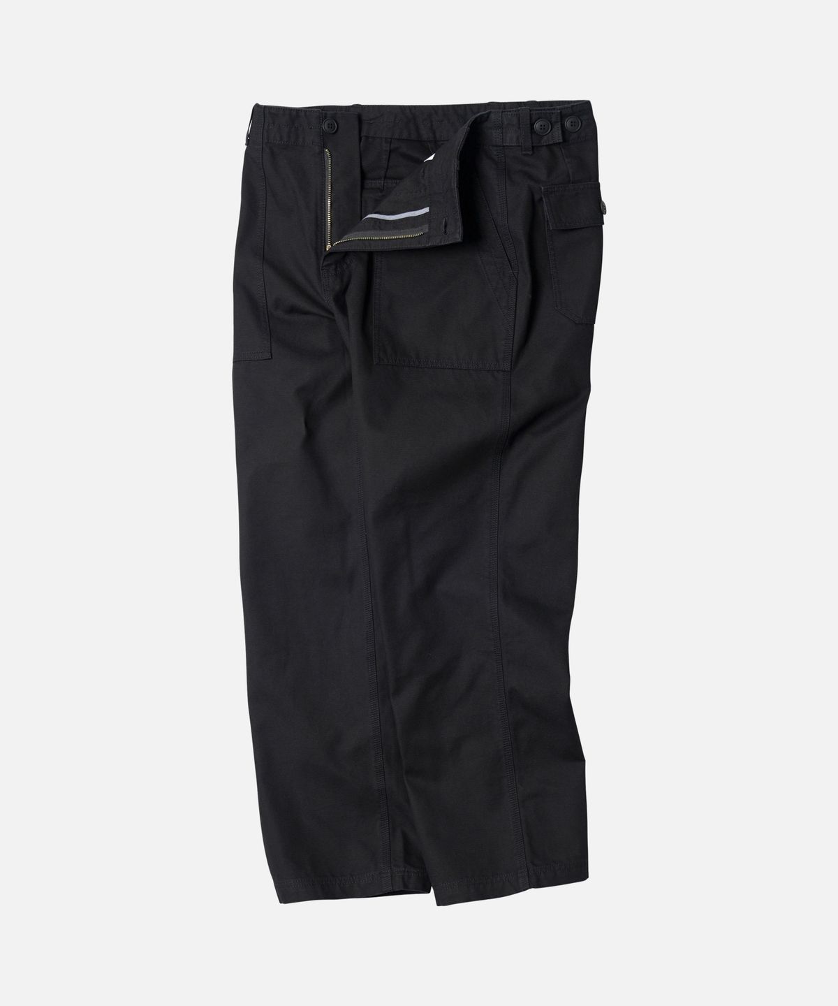프리즘웍스(FRIZMWORKS) JUNGLE CLOTH FATIGUE PANTS _ BLACK