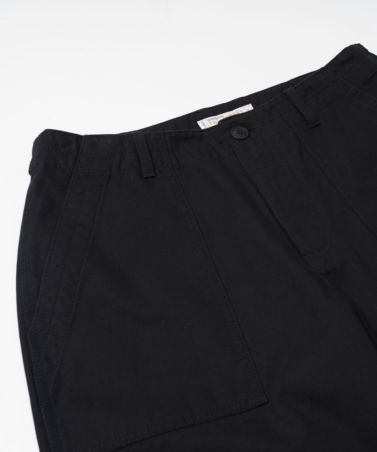 프리즘웍스(FRIZMWORKS) JUNGLE CLOTH FATIGUE PANTS _ BLACK