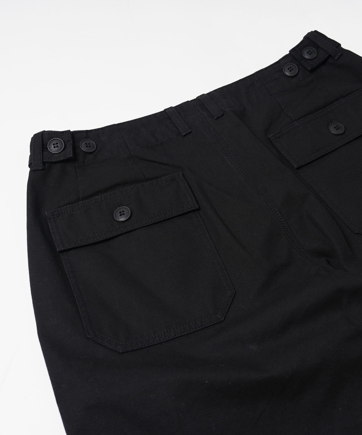 프리즘웍스(FRIZMWORKS) JUNGLE CLOTH FATIGUE PANTS _ BLACK