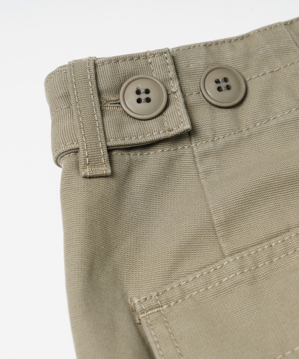프리즘웍스(FRIZMWORKS) JUNGLE CLOTH FATIGUE PANTS _ KHAKI BEIGE